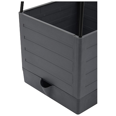 Кашпо напольный T4 25*25*145см 15л д/вьющихся растений (10клипс+подвязка 10м)109153 /4шт/ Park  Кашпо напольный T4 25*25*145см 15л д/вьющихся растений (10клипс+подвязка 10м)109153 /4шт/ Park