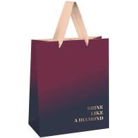 Пакет подарочный 18*23*10см "Duotone. Wine Gradient" отд.фольг, мат. лам. MESHU/Рельеф Пакет подарочный 18*23*10см "Duotone. Wine Gradient" отд.фольг, мат. лам. MESHU/Рельеф