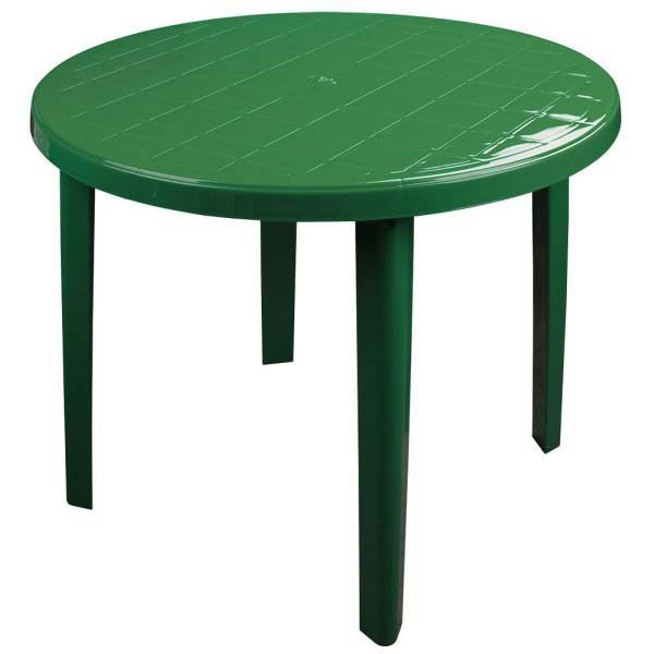 Стол круглый d 90см зеленый 05035  Стол круглый d 90см зеленый 05035