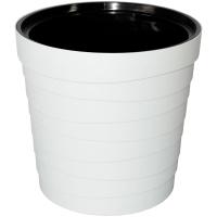 Кашпо Дюна 11л белый с вставкой 02097 /5шт/Милих Кашпо Дюна 11л белый с вставкой 02097 /5шт/Милих