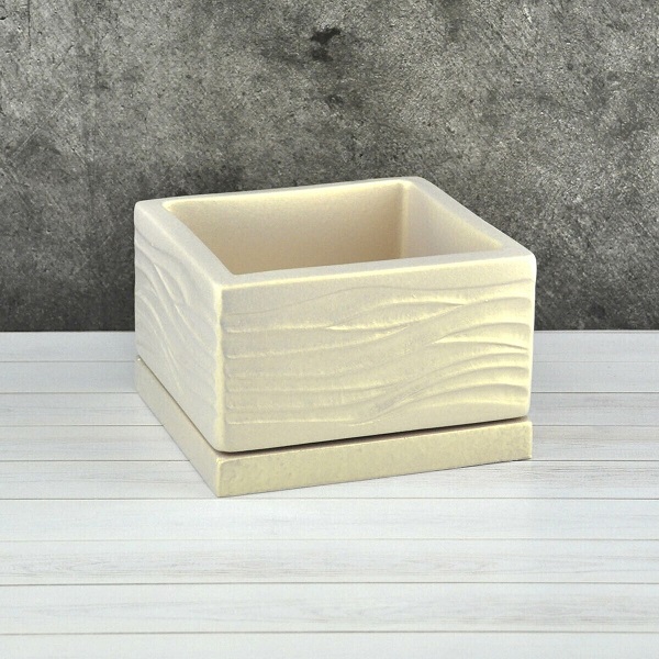 Кубик Волна беж низкий 12*12*9см NK13/6/652075          