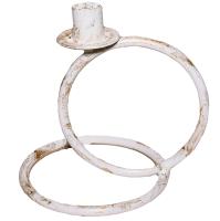 ДЕКОР Подсвечник Кольцо 1свеча бел золото РЗДИ/1шт ДЕКОР Подсвечник Кольцо 1свеча бел золото РЗДИ/1шт