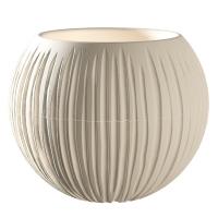 Кашпо Сфера 1,7л кремовый КШ-9526