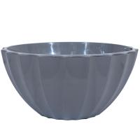 Кашпо Ракушка 3,4л серый шелк с вставкой /8шт/ДТ