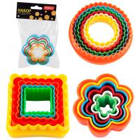 Набор кулинарных форм "Квадрат, круг, цветок" в асс Набор кулинарных форм "Квадрат, круг, цветок" в асс