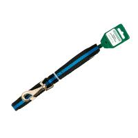 Поводок капрон 20мм*7м черный с синей полосой  DONBARON Поводок капрон 20мм*7м черный с синей полосой  DONBARON