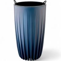 Кашпо Сигма 27,3л антрацит с вставкой 30*53см СИ3053-12 /1шт/ЛГ Кашпо Сигма 27,3л антрацит с вставкой 30*53см СИ3053-12 /1шт/ЛГ