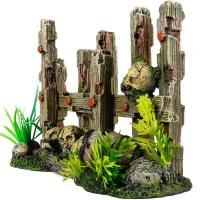 Грот AQUA DELLA Ограда с черепом коричневая 19.5x8x12.8см (Бельгия) 234/448953 Грот AQUA DELLA Ограда с черепом коричневая 19.5x8x12.8см (Бельгия) 234/448953