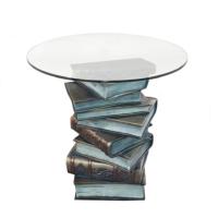 Фигура Стол журнальный Книги(золото)H52D47см(2 части-основание,столешница)713309/PP013 Фигура Стол журнальный Книги(золото)H52D47см(2 части-основание,столешница)713309/PP013