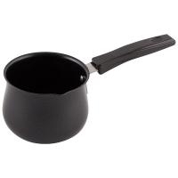 Кофеварка (турка) 380мл карбоновая сталь+бакелит ручка   Кофеварка (турка) 380мл карбоновая сталь+бакелит ручка