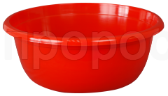 Таз 18л круглый красный 03028 Таз 18л круглый красный 03028