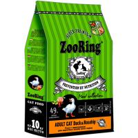 Кошки ZooRing Adult утка/шиповник д/работы ЖКТ д/кошек всех пород 10кг/100199 ЧЗ