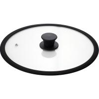 Крышка закал. стекло C-type Cappello-c D26см силикон.обод 003662 /12шт/Mallony