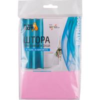 Штора д/ванной розовая 180*180см /005806 Штора д/ванной розовая 180*180см /005806