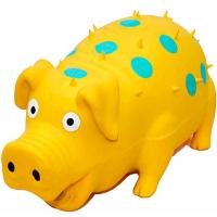 Игрушка с Свинка желтая хрюкающая латекс 21см/ЛС100/Евро Игрушка с Свинка желтая хрюкающая латекс 21см/ЛС100/Евро