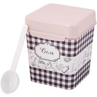 Емкость д/соли Плетенка с ложкой 1,2л М4832 /12шт/ Альтерн