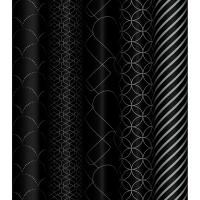 Упаковочная бумага 70*100см "Pattern on black", 80г/м2, глянц.  MESHU/358115/Рельеф Упаковочная бумага 70*100см "Pattern on black", 80г/м2, глянц.  MESHU/358115/Рельеф