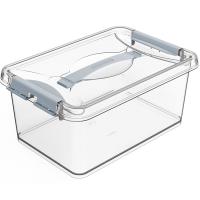 Контейнер д/хранения Клик 8л прозрачный с защелками С273ПРО Контейнер д/хранения Клик 8л прозрачный с защелками С273ПРО
