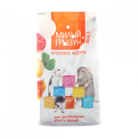 Корм для декоративных крыс и мышей Фруктовое ассорти ВАКА High Quality Милый грызун 200гр