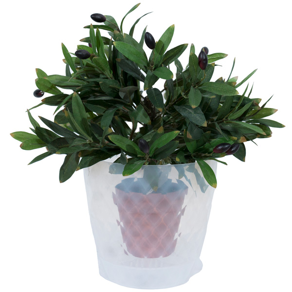 Кашпо д/орх Румба 1,5л прозрачный /32шт/ДТ