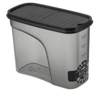 Емкость д/сыпуч. прод. 1,5л БЕСТ графитовый М1255 /12шт/М-пласт  Емкость д/сыпуч. прод. 1,5л БЕСТ графитовый М1255 /12шт/М-пласт