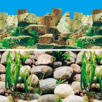 Фон для аквариума Каменное многоцветье/Русло реки 0,4*15м 9023/9025/Триол