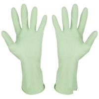 Перчатки латексные с хлопковым напылением зеленые М /101279/ Перчатки латексные с хлопковым напылением зеленые М /101279/