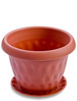 Кашпо "Розетта" 1,7л терракот С126ТЕР Кашпо "Розетта" 1,7л терракот С126ТЕР