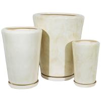 Конус из 3-х белый