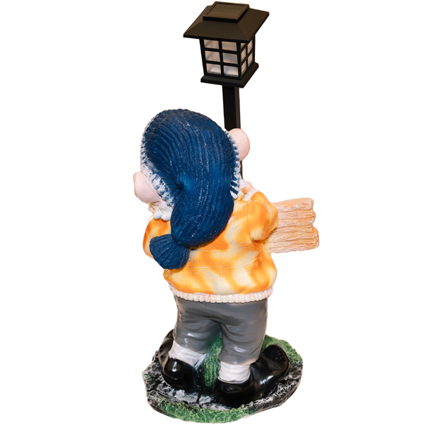 Гном с фонарем и табличкой привет Н-52см 169417 Гном с фонарем и табличкой привет Н-52см 169417