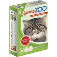 Витамины Доктор ZOO для кошек со вкусом печени 90 таблеток