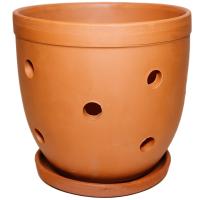 Терракот Орхидея 109а-1 v-2л,h-16,5;D-18,5 Терракот Орхидея 109а-1 v-2л,h-16,5;D-18,5