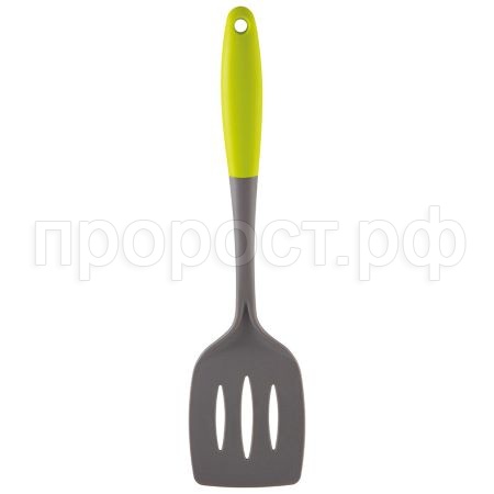 Лопатка с отверстиями Novita из нейлона с цветной ручкой из TPR   Лопатка с отверстиями Novita из нейлона с цветной ручкой из TPR