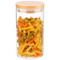 Банка д/сыпуч. прод. 1л Bambu стеклянная с крышкой 004449 /24шт/Mallony Банка д/сыпуч. прод. 1л Bambu стеклянная с крышкой 004449 /24шт/Mallony