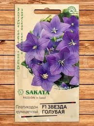 Платикодон (Ширококолокольчик крупноцветковый) Звезда голубая F1, крупноцветковый 5 шт Платикодон (Ширококолокольчик крупноцветковый) Звезда голубая F1, крупноцветковый 5 шт