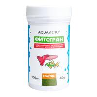 Корм для рыб AQUAMENU Фитогран травяные гранулы, банка 100мл Корм для рыб AQUAMENU Фитогран травяные гранулы, банка 100мл