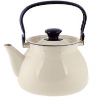 Чайник 3л с метал. ручкой сферич. слоновая кость без декора 42104-122-У4 /4шт/Керчь Чайник 3л с метал. ручкой сферич. слоновая кость без декора 42104-122-У4 /4шт/Керчь