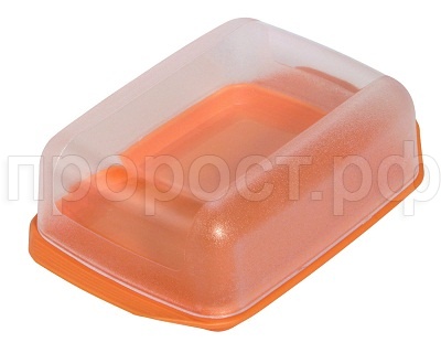 Масленка с прозрачной крышкой колор СЗК  Масленка с прозрачной крышкой колор СЗК