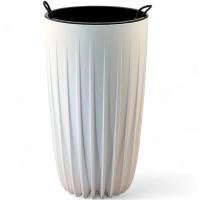 Кашпо Сигма 27,3л белый с вставкой 30*53см СИ3053-10 /1шт/ЛГ Кашпо Сигма 27,3л белый с вставкой 30*53см СИ3053-10 /1шт/ЛГ