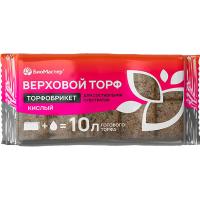 Торфобрикет БиоМастер 10л Верховой торф кислый 8шт Торфобрикет БиоМастер 10л Верховой торф кислый 8шт