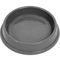 Миска одинарная пластик для персов с низким бортом 250мл серая/2240/Дарэлл