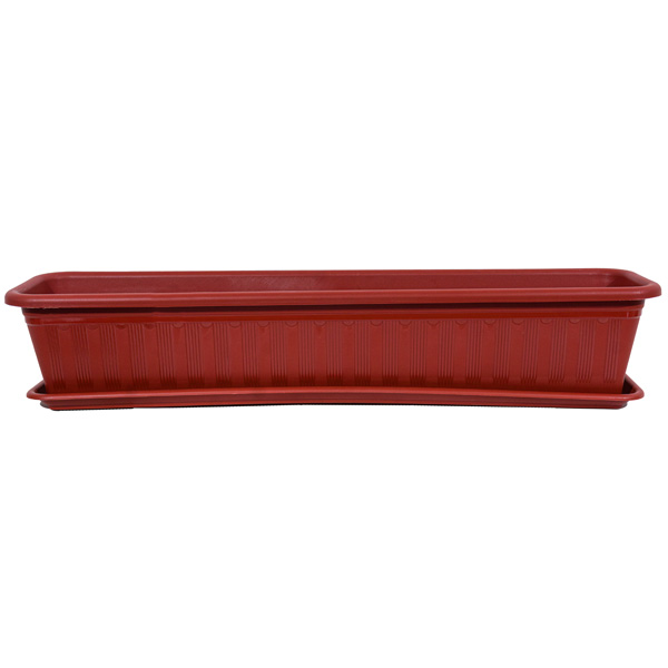 Балконный ящик 80см терракотовый 07199