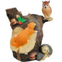 Пень сова с белкой 48*56 АФ Пень сова с белкой 48*56 АФ