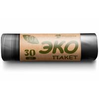 Мешки д/мусора 30л (30шт) ПНД ЭКО прочные 15мкм 50*55см /20шт/ Мешки д/мусора 30л (30шт) ПНД ЭКО прочные 15мкм 50*55см /20шт/