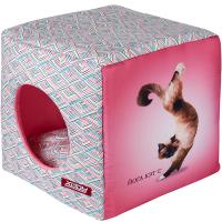 Лежанка Куб Йога Кэтс №2 розовый/Ксоди