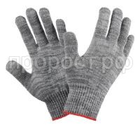 Перчатки без ПВХ 4Н хб средние 10класс серые  Перчатки без ПВХ 4Н хб средние 10класс серые