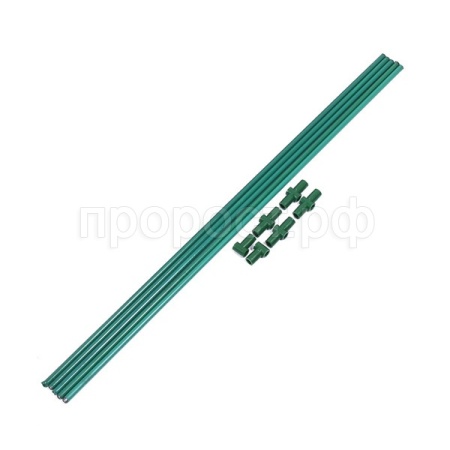 Комплект для сборки парника 5м (дуга металл в ПВХ+зажимы) Комплект для сборки парника 5м (дуга металл в ПВХ+зажимы)