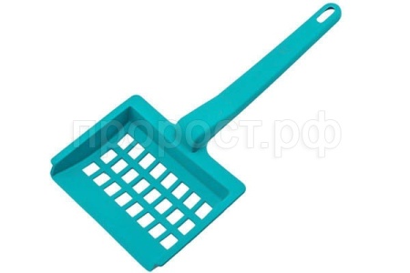 Совок для кошачьего туалета 12,5*27*2см бирюза/2800бирюз/Дарэлл Совок для кошачьего туалета 12,5*27*2см бирюза/2800бирюз/Дарэлл