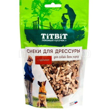 Лакомство С Снеки для дрессуры с кроликом д/всех пород 100гр/025680 Лакомство С Снеки для дрессуры с кроликом д/всех пород 100гр/025680