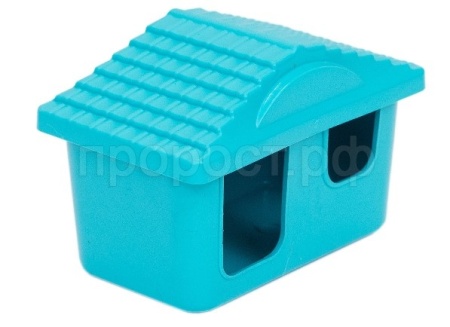 Игрушка для грызунов Домик Zoo-M пластик малый 11*8*7см/3213